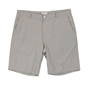Peter Millar Shackleford Performance Golf Shorts Men's 36 Hybrid Light Gray 10"